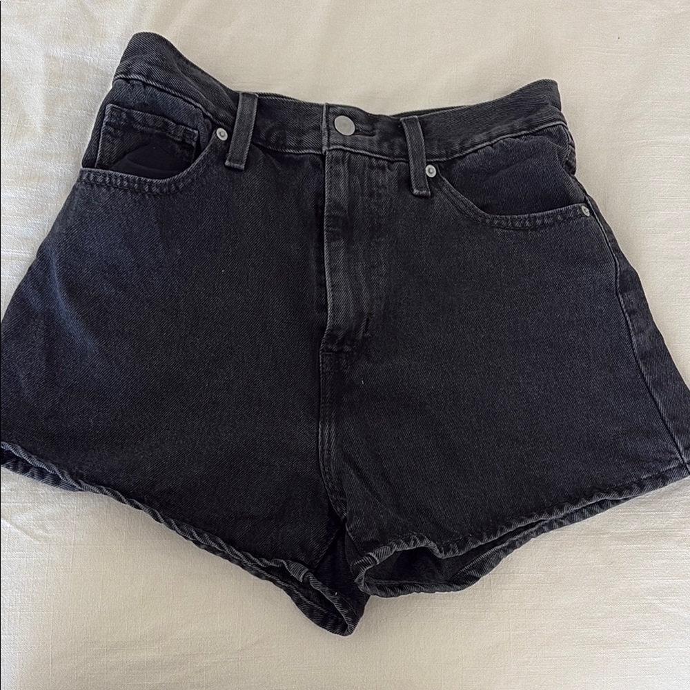 Levi's high waisted mom shorts